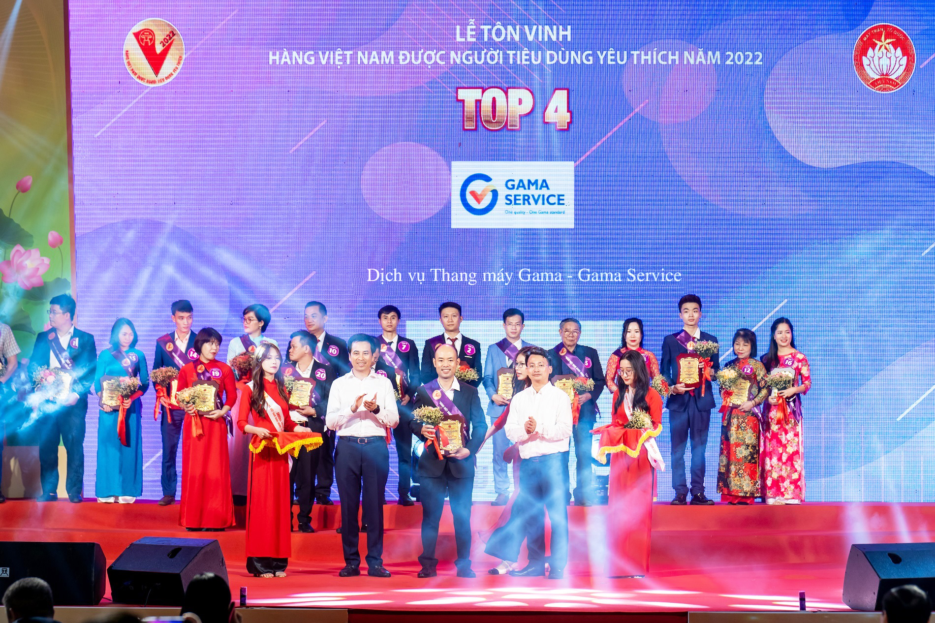 Gama Service đạt danh hiệu “Hàng Việt Nam được người tiêu dùng yêu thích” năm 2022