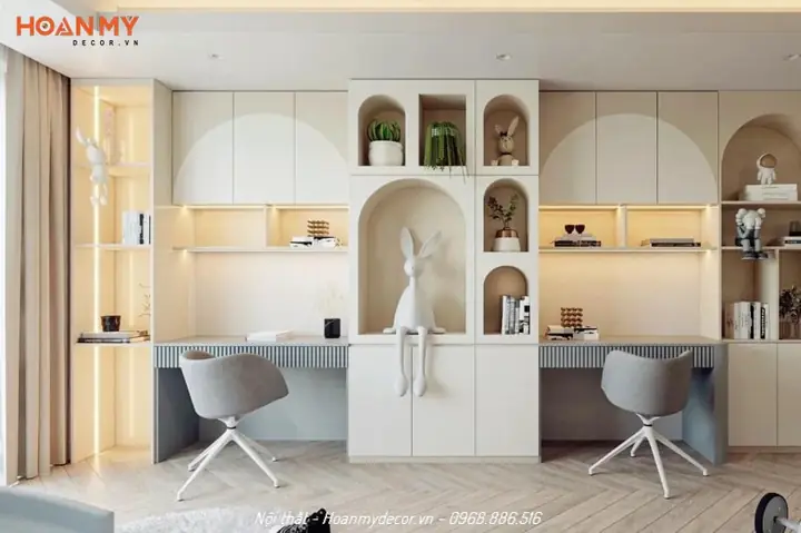 30+ Mẫu Thiết Kế Phòng Học Tại Nhà Đẹp, Tiện Nghi & Sáng Tạo