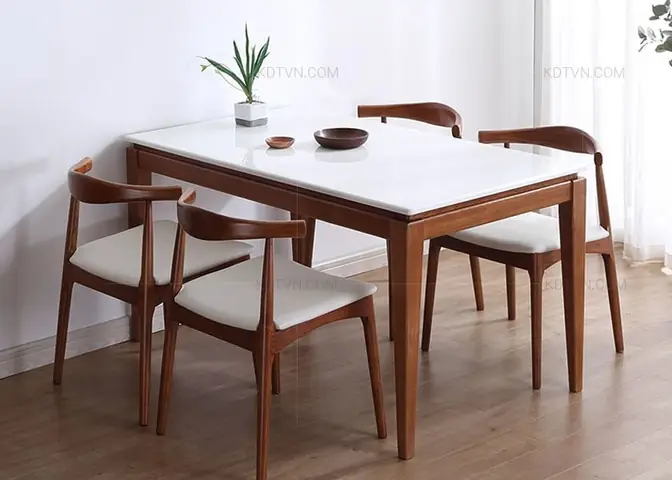 Bàn Ăn Hình Chữ Nhật: Mẫu Đẹp, Chất Liệu, Kích Thước Phù Hợp Cho Mọi Gia Đình