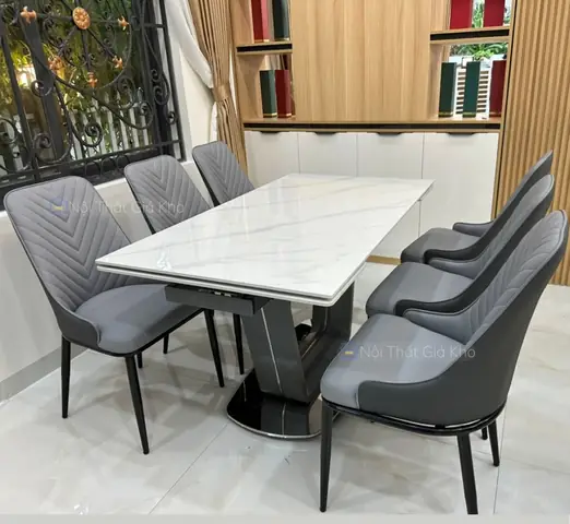 Bộ Bàn Ăn Thông Minh 6 Ghế: Mẫu Mã, Chất Liệu & Kinh Nghiệm Chọn Mua