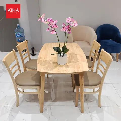 Bàn Ghế Gỗ Cao Su: Các Mẫu Đẹp, Bền Bỉ Và Lưu Ý Chọn Mua