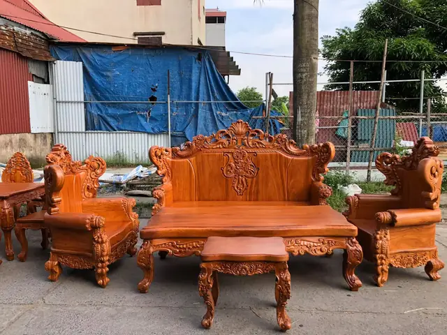 Bàn Ghế Gỗ Tân Cổ Điển: Chọn Mẫu Sang Trọng, Đẹp & Cao Cấp