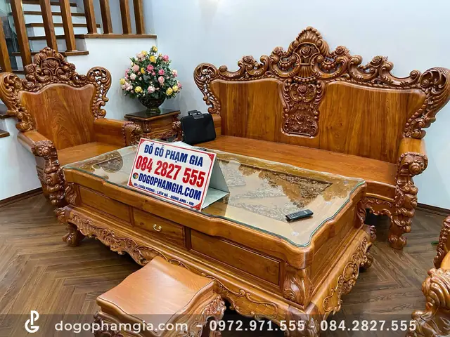 Bàn Ghế Gỗ Tân Cổ Điển: Chọn Mẫu Sang Trọng, Đẹp & Cao Cấp