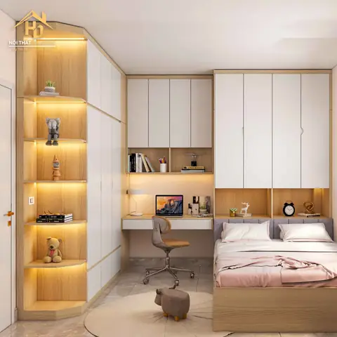 Bàn Học Kèm Tủ Quần Áo: Mẫu Mã, Kinh Nghiệm Chọn Mua & Lưu Ý Quan Trọng