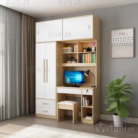 Bàn Học Kèm Tủ Quần Áo: Mẫu Mã, Kinh Nghiệm Chọn Mua & Lưu Ý Quan Trọng