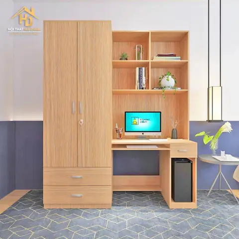 Bàn Học Kèm Tủ Quần Áo: Mẫu Mã, Kinh Nghiệm Chọn Mua & Lưu Ý Quan Trọng