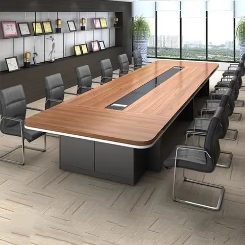 Bàn Họp Gỗ Cao Cấp: Chọn Chất Liệu, Kiểu Dáng Sang Trọng & Địa Chỉ Mua Uy Tín