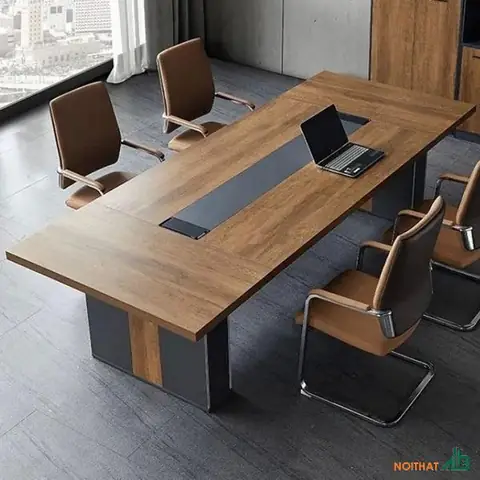 Bàn Họp Gỗ Cao Cấp: Chọn Chất Liệu, Kiểu Dáng Sang Trọng & Địa Chỉ Mua Uy Tín