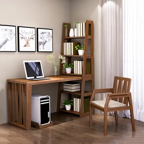 Bàn Làm Việc Có Giá Sách: Mẫu Đẹp, Tiện Lợi & Lưu Ý Chọn Mua