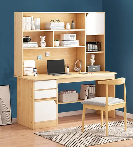 Bàn Làm Việc Liền Giá Sách Hiện Đại: Chọn Mẫu Đẹp, Tiện Lợi, Tối Ưu Không Gian