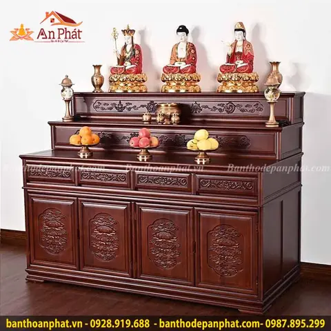 Bàn Thờ Phật Tam Cấp: Mẫu Đẹp, Cách Chọn & Bài Trí Chuẩn Phong Thủy