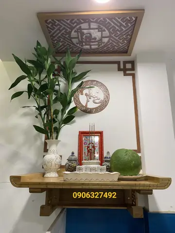 Bàn Thờ Thổ Công Treo Tường: Chọn, Đặt Và Vệ Sinh Đúng Phong Thủy