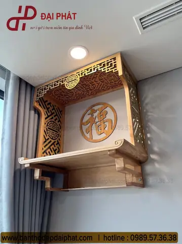 Bàn Thờ Thổ Công Treo Tường: Chọn, Đặt Và Vệ Sinh Đúng Phong Thủy