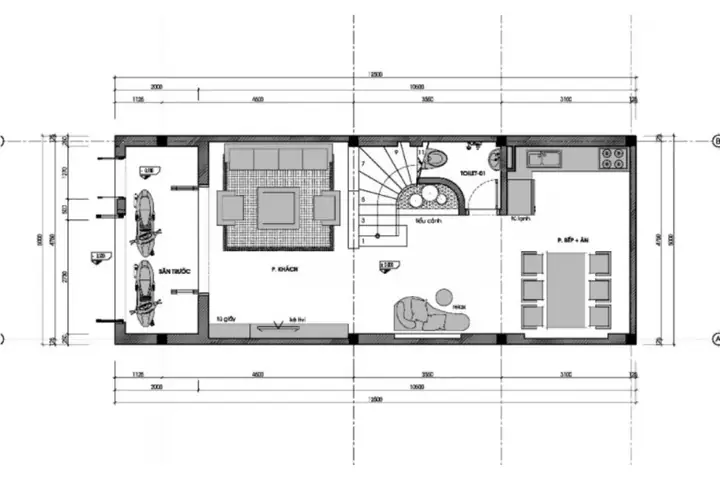 Bản Vẽ Cad Nhà 5x12m: Tổng Hợp Mẫu Thiết Kế & Hướng Dẫn Tối Ưu