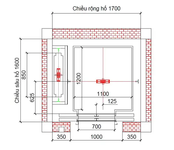 Bản Vẽ Hố Pit Thang Máy: Kích Thước, Cấu Tạo & Tiêu Chuẩn Chi Tiết