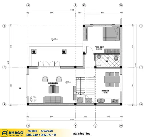 50+ Mẫu Bản Vẽ Nhà 2 Tầng Chữ L Đẹp, Tiện Nghi & Bố Trí Tối Ưu