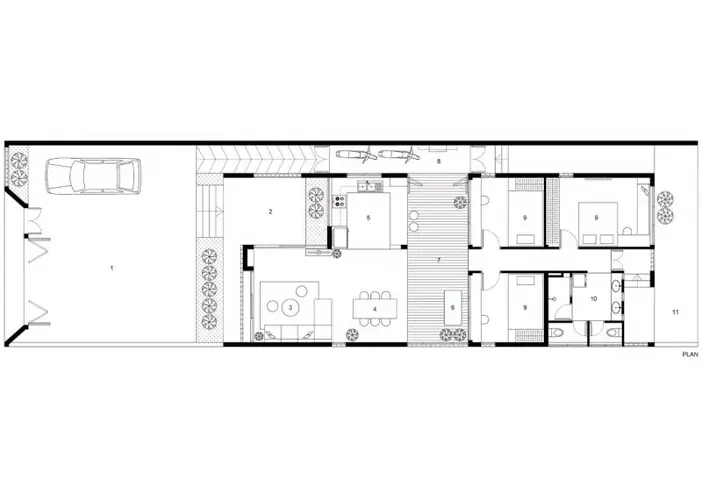 Bản Vẽ Nhà Cấp 4 5x20 3 Phòng Ngủ: Mẫu Thiết Kế Đẹp, Tối Ưu Chi Phí & Công Năng
