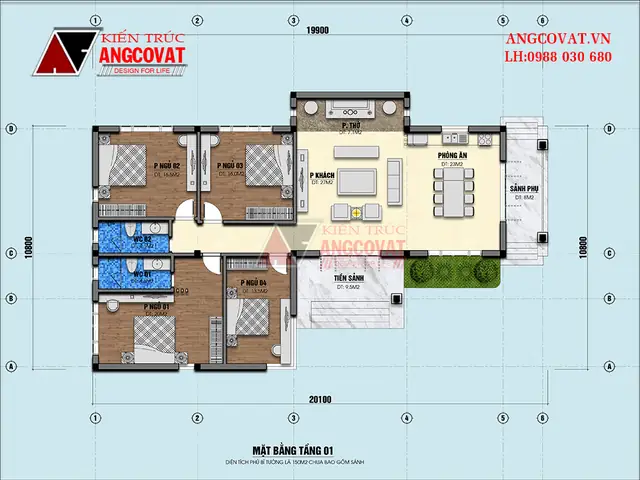 Bản Vẽ Nhà Cấp 4 Mái Thái Chữ L: Mẫu Đẹp, Chi Tiết & Kinh Nghiệm Xây Dựng