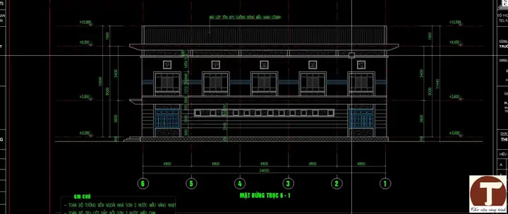 Bản Vẽ Nhà Đa Năng Trường Học: Tiêu Chuẩn Thiết Kế & Mẫu Cad Chi Tiết