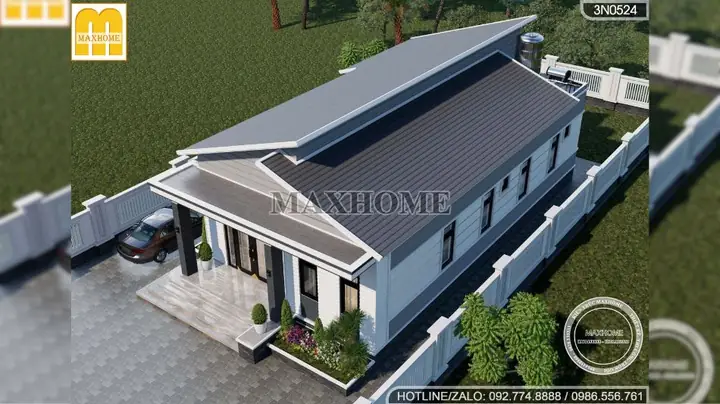 Bản Vẽ Nhà Mái Lệch: 111+ Mẫu Đẹp, Độc Đáo & Xu Hướng 2025