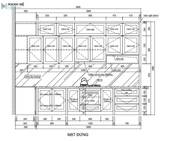 Bản Vẽ Thiết Kế Bếp: Mẫu Mã, Kích Thước Chuẩn & Hướng Dẫn Chi Tiết Bản Vẽ Thiết Kế Bếp: Mẫu Mã, Kích Thước Chuẩn & Hướng Dẫn Chi Tiết