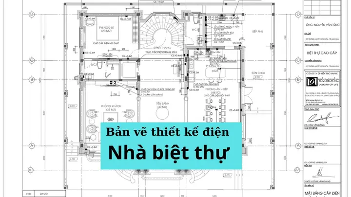 Bản Vẽ Thiết Kế Điện Nhà Biệt Thự: Hướng Dẫn Chi Tiết & Các Lưu Ý Quan Trọng
