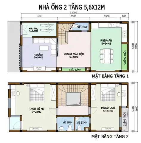 Top 15+ Mẫu Bản Vẽ Nhà 2 Tầng Đẹp, Chi Tiết Cập Nhật 2025