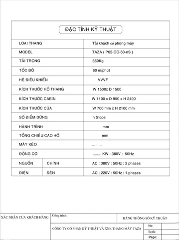 Báo Giá Thang Máy Gia Đình 350kg Chi Tiết & Kinh Nghiệm Chọn Mua 2026