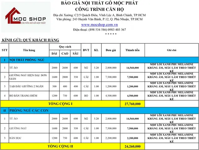 Báo Giá Thi Công Nội Thất Phòng Ngủ Trọn Gói & Chi Tiết Hạng Mục Cập Nhật 2026 Báo Giá Thi Công Nội Thất Phòng Ngủ Trọn Gói & Chi Tiết Hạng Mục Cập Nhật 2026