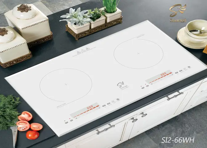 Bếp Điện Từ Màu Trắng: Lựa Chọn Tinh Tế Cho Gian Bếp Hiện Đại & Lưu Ý Khi Mua