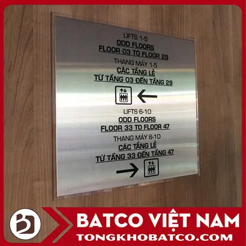 Biển Thang Máy: Các Loại, Chất Liệu Và Lưu Ý Lắp Đặt
