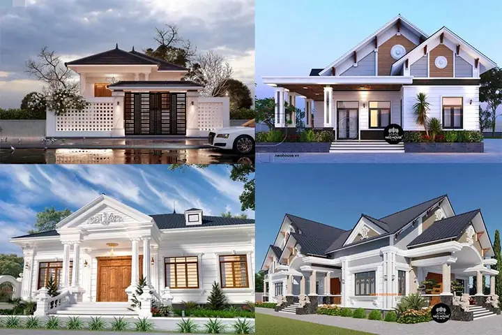 Top 35+ Mẫu Biệt Thự Nhà Vườn Cấp 4 Đẹp, Hiện Đại Và Sang Trọng 2025