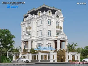 Top Mẫu Biệt Thự Tân Cổ Điển 2 Mặt Tiền Đẹp & Sang Trọng Nhất