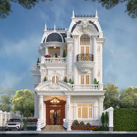 50+ Mẫu Biệt Thự 3 Tầng Tân Cổ Điển Sang Trọng: Xu Hướng & Lưu Ý Thi Công