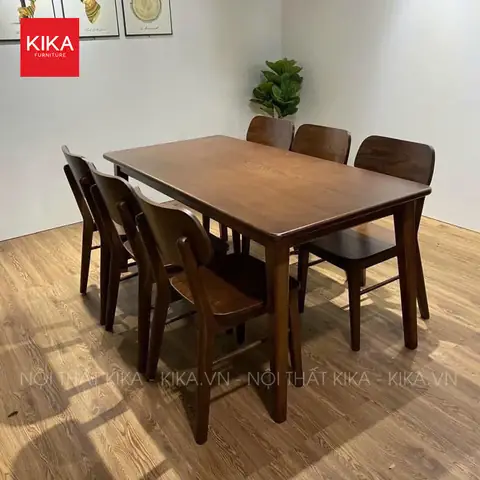 Bộ Bàn Ăn 6 Ghế Gỗ Óc Chó: Chọn Mẫu Đẹp, Bền Bỉ, Giá Tốt