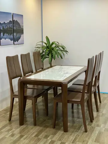 Bộ Bàn Ăn 6 Ghế Gỗ Óc Chó: Chọn Mẫu Đẹp, Bền Bỉ, Giá Tốt