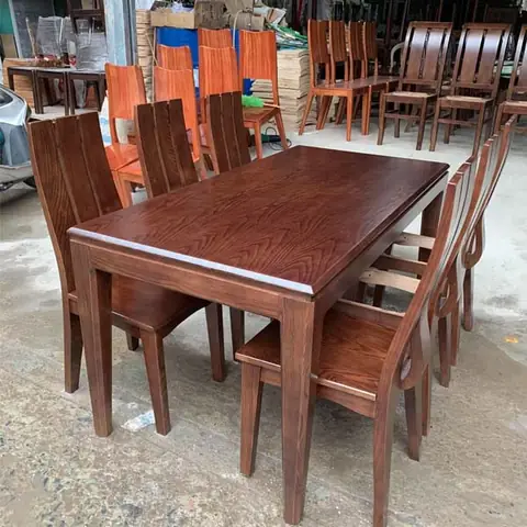 Bộ Bàn Ăn 6 Ghế Gỗ Óc Chó: Chọn Mẫu Đẹp, Bền Bỉ, Giá Tốt