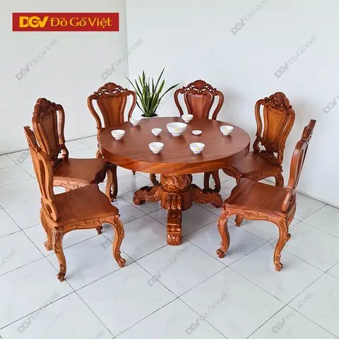 Các Mẫu Bàn Ăn Gỗ Tự Nhiên Đẹp: Lựa Chọn Hoàn Hảo Cho Phòng Bếp