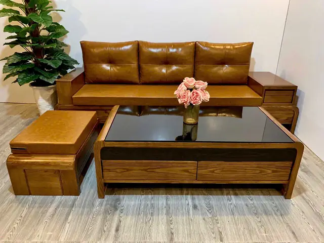 Top 10+ Mẫu Bộ Bàn Ghế Phòng Khách Bằng Gỗ Đẹp, Hiện Đại Nhất 2025