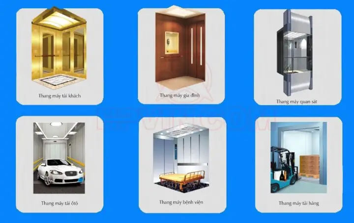 Các Kiểu Thang Máy Phổ Biến: Phân Loại & Đặc Điểm Chi Tiết