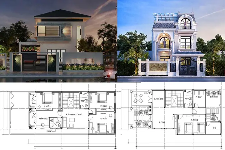 Mẫu Nhà 2 Tầng 90m2: 100+ Ý Tưởng Thiết Kế Đẹp, Hiện Đại & Chi Phí Hợp Lý