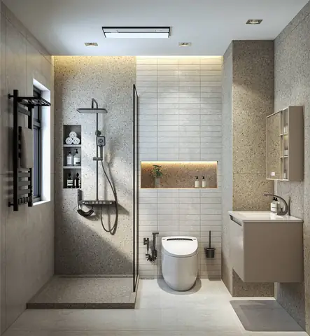 Cách Bố Trí Phòng Tắm Chuẩn, Đẹp Mắt & Tiện Nghi