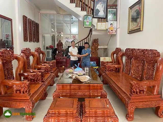 Cách Kê Bàn Ghế Gỗ Phòng Khách Đẹp, Hợp Phong Thủy Mang Lại Tài Lộc