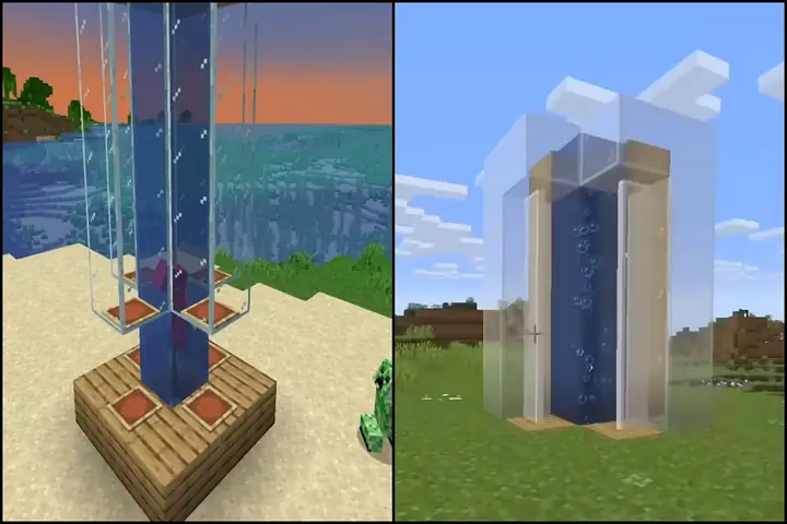 Cách Làm Thang Máy Nước Đơn Giản Và Hiệu Quả Trong Minecraft