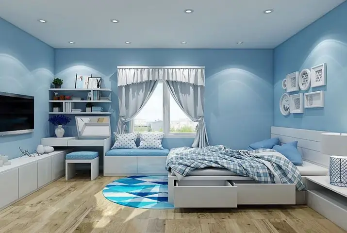 5+ Cách Phối Màu Sơn Phòng Ngủ Nhỏ Giúp Không Gian Rộng Rãi, Ấm Cúng