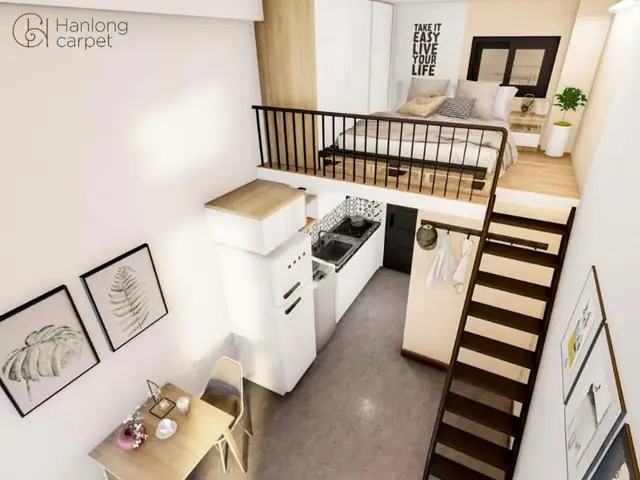 Cách Trang Trí Phòng Trọ Có Gác Lửng Đẹp, Tối Ưu Diện Tích Hiệu Quả Cách Trang Trí Phòng Trọ Có Gác Lửng Đẹp, Tối Ưu Diện Tích Hiệu Quả