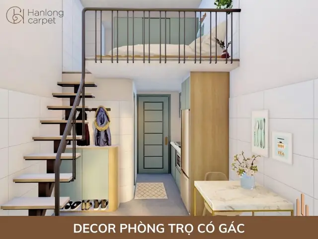 Cách Trang Trí Phòng Trọ Có Gác Lửng Đẹp, Tối Ưu Diện Tích Hiệu Quả Cách Trang Trí Phòng Trọ Có Gác Lửng Đẹp, Tối Ưu Diện Tích Hiệu Quả