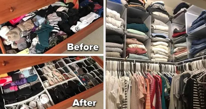 7+ Cách Xếp Đồ Vào Tủ Gọn Gàng, Tiết Kiệm Diện Tích Hiệu Quả 7+ Cách Xếp Đồ Vào Tủ Gọn Gàng, Tiết Kiệm Diện Tích Hiệu Quả