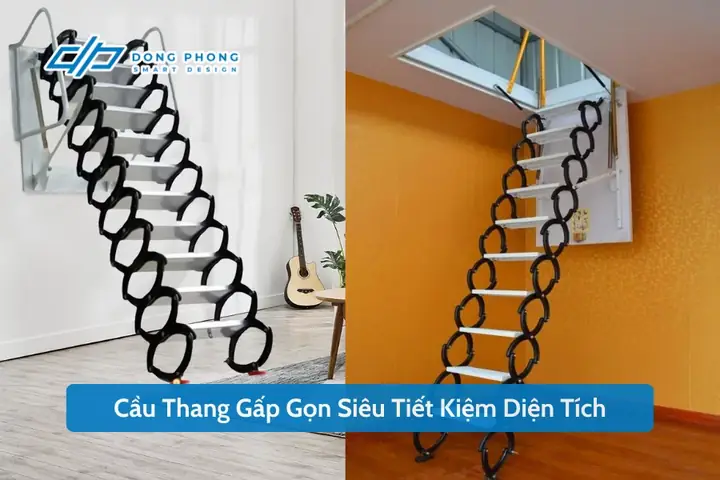 Cầu Thang Thông Minh Cho Nhà Nhỏ: Giải Pháp Tối Ưu Diện Tích & Không Gian