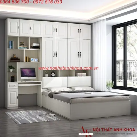 Combo Phòng Ngủ Gỗ Công Nghiệp: Mẫu Đẹp, Giá Tốt & Tư Vấn Chọn Lựa